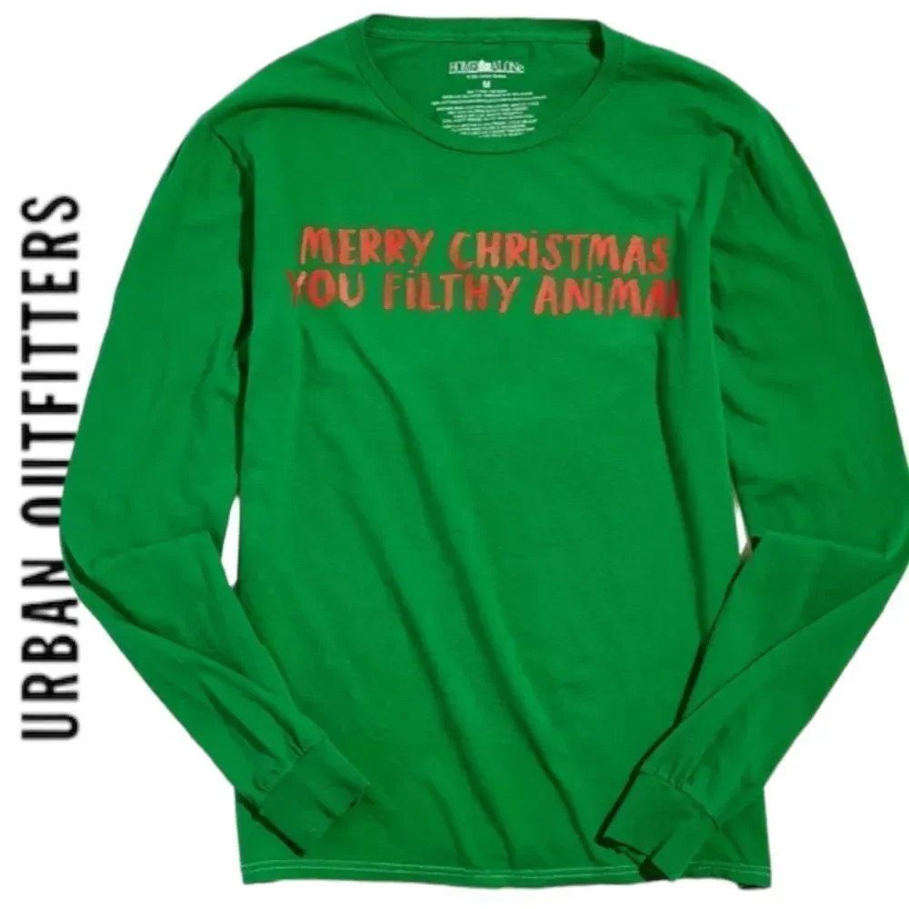 NEW Urban Outfittesr UO Home Alone Filthy Animal LS Shirt M XL